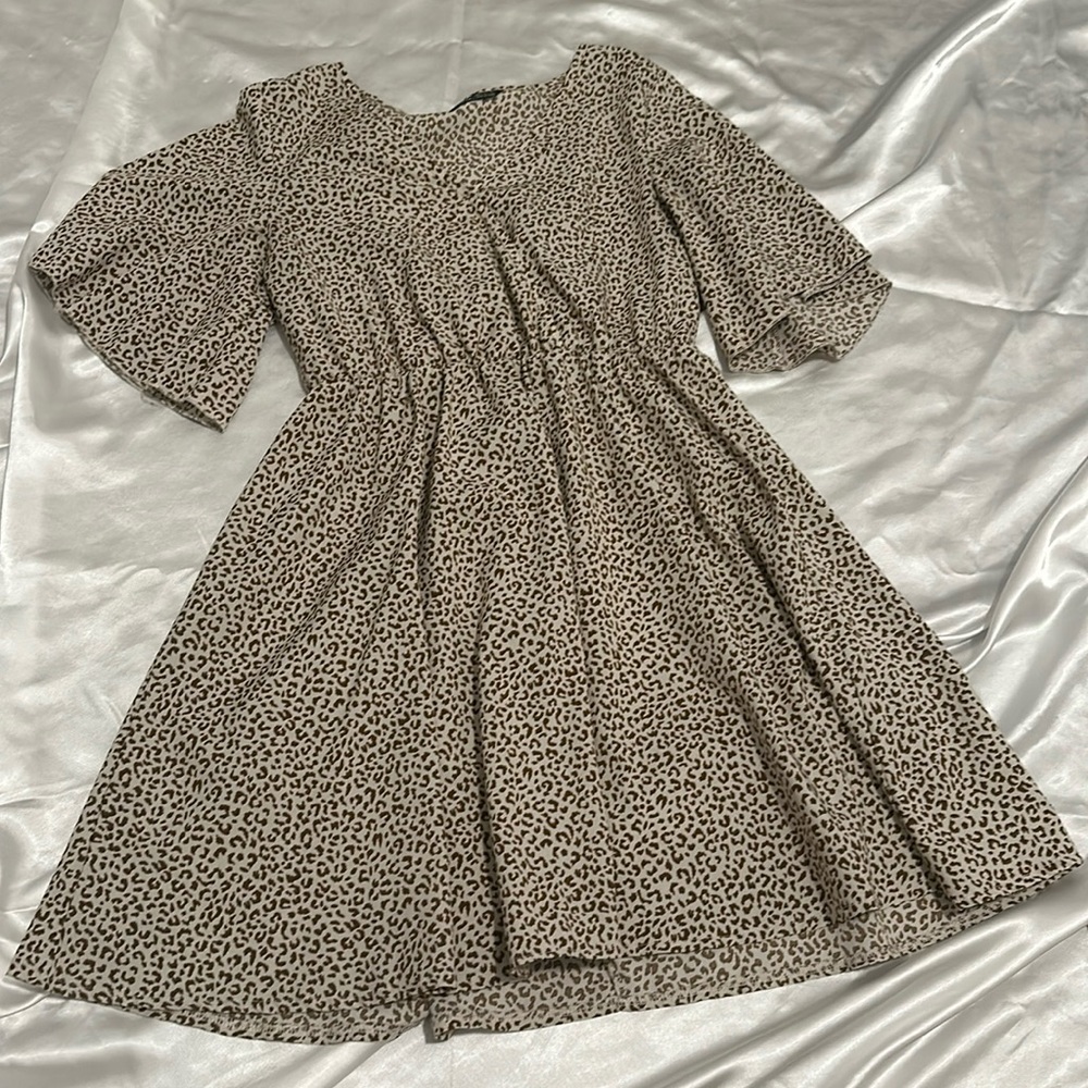 Cheetah print dress